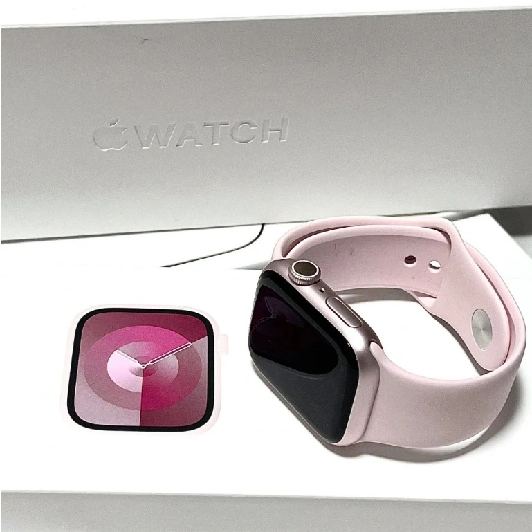 𝐀𝐩𝐩𝐥𝐞 Series 9 42mm Smartwatch  Desain Super Tipis Tanpa Bingkai Wanita tahan air Jam Pintar  S10 Layar AMOLED  Manajemen Kebugaran Komprehensif  Daya Tahan Baterai Hingga 10 Hari