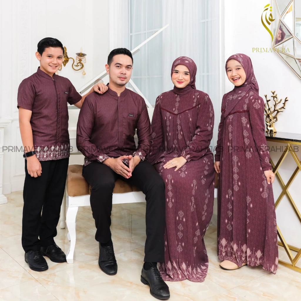 SUKARO SARIMBIT COUPLE KELUARGA DRESS FAMILY SET COUPLE SET PRINTING PREMIUM