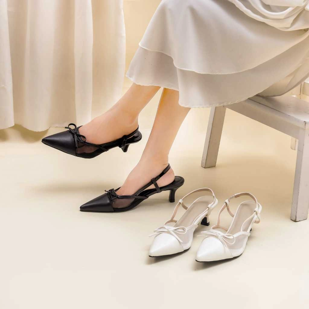 SAVARA Monday Sandal Hak Wanita Kitten Heel SVR2011