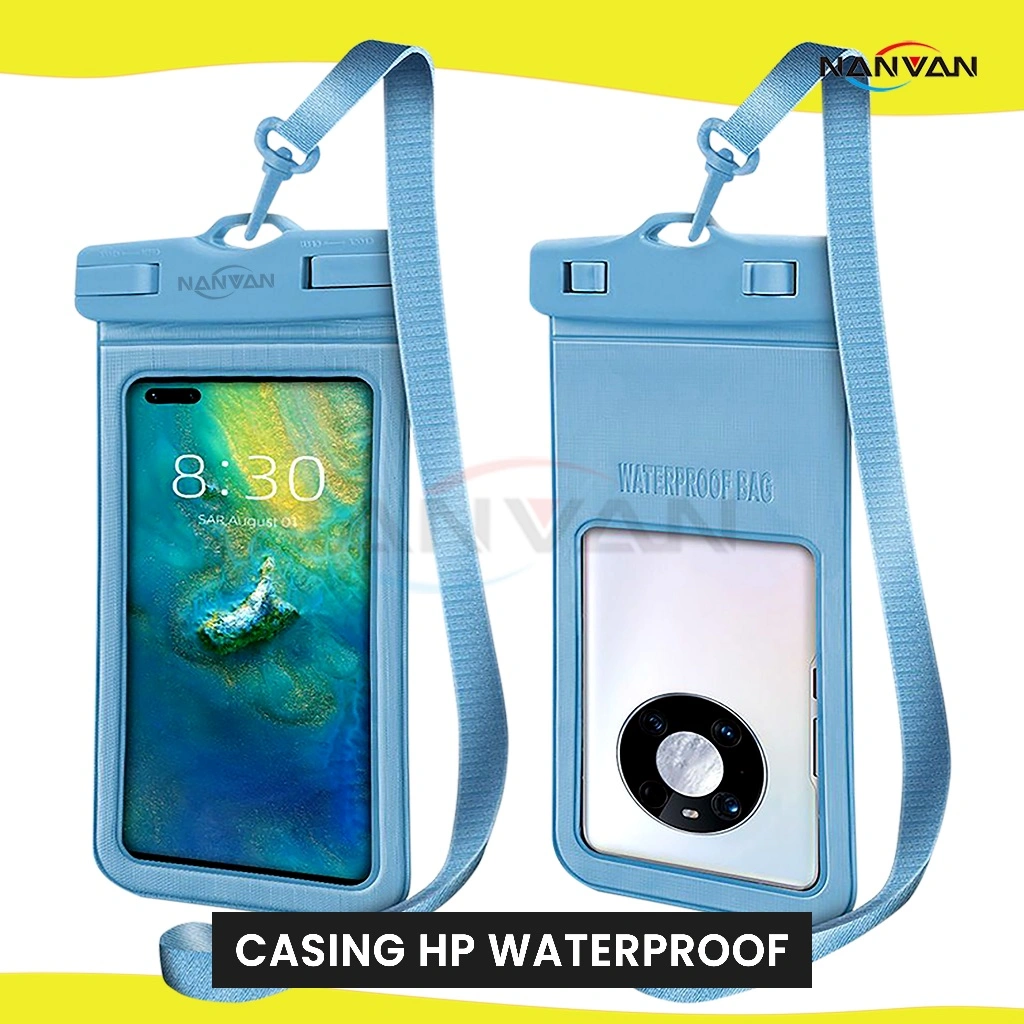 NANVAN Pouch Kantong Pelindung Handphone Anti Air Ipx8 Aman Saat Berenang / Kena Hujan Deras Premium