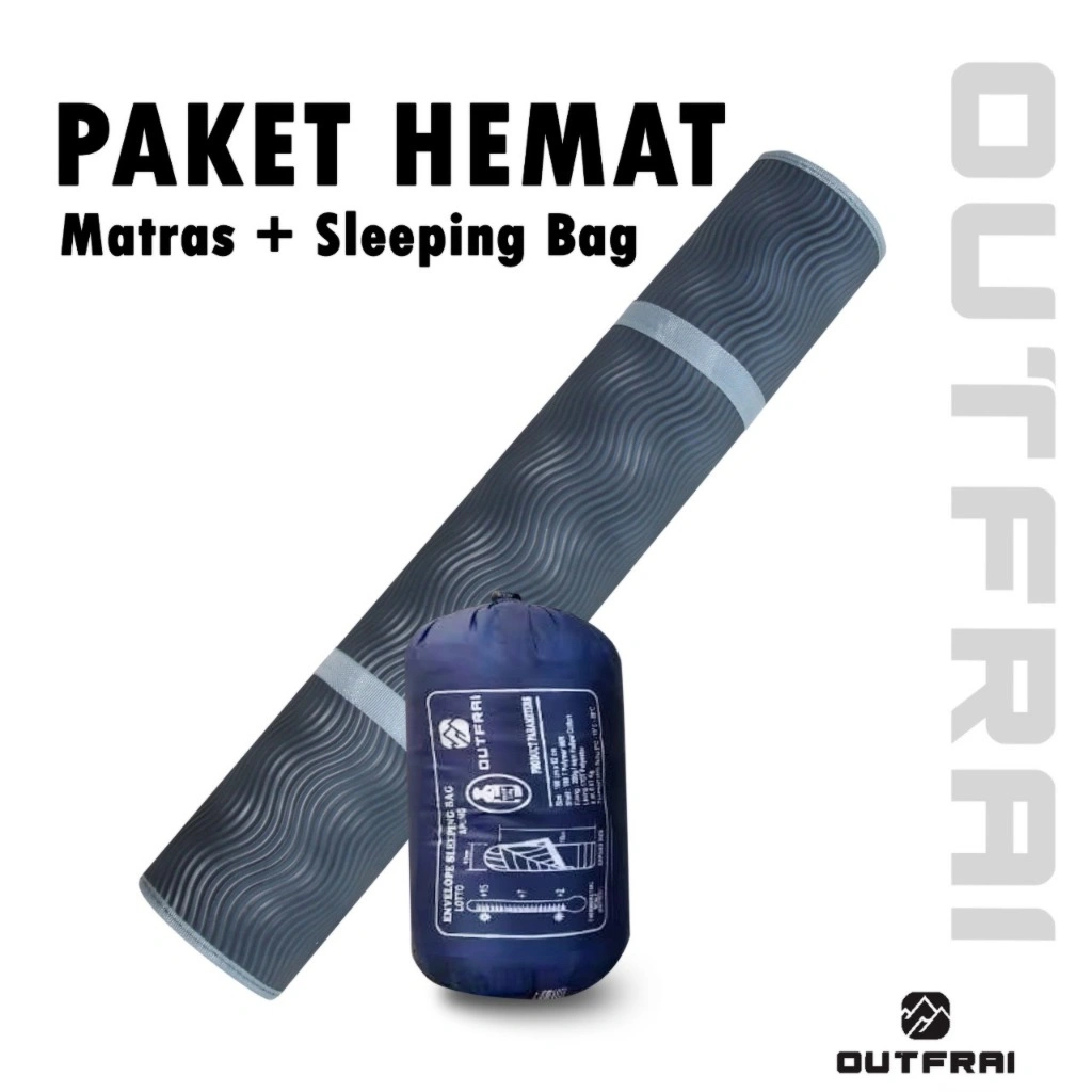 Paket Sleeping bag SB Polar Bantal Sleping bag Paket Hemat Gunung Oudoor + Matras Camping