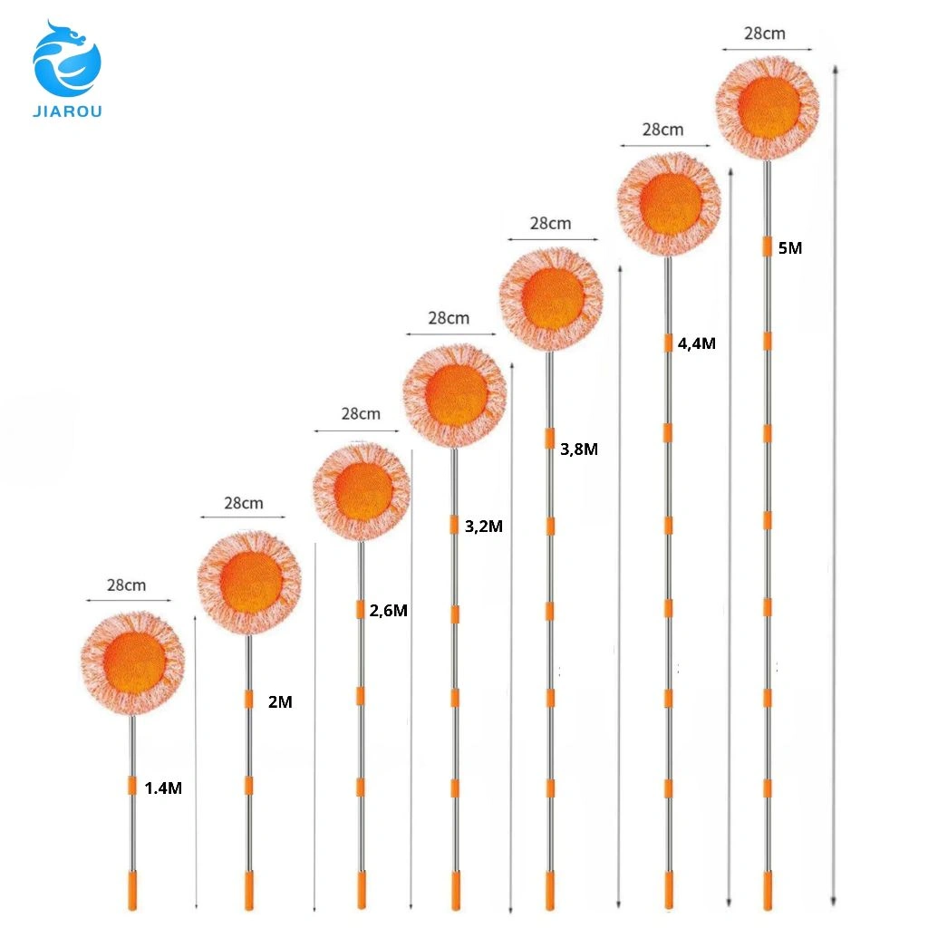 1 Set Alat Sapu Plafon Pembersih Rumah Membersihkan rak sepatu Pel Dinding Multi Fungsi pel 1.4M-5M