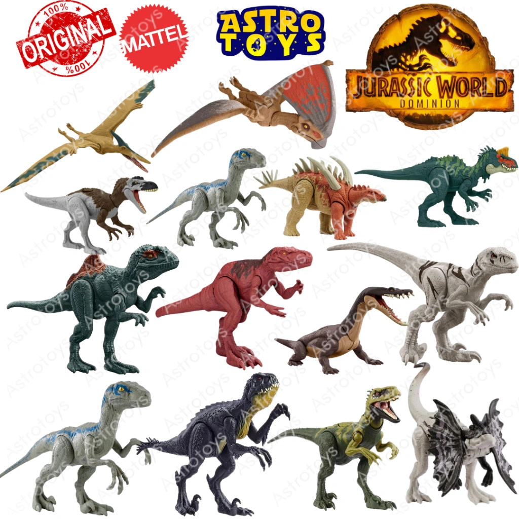 Mainan Dinosaurus Jurassic World Original Mattel / Mainan Anak Laki Laki Action Figure Dino Anak