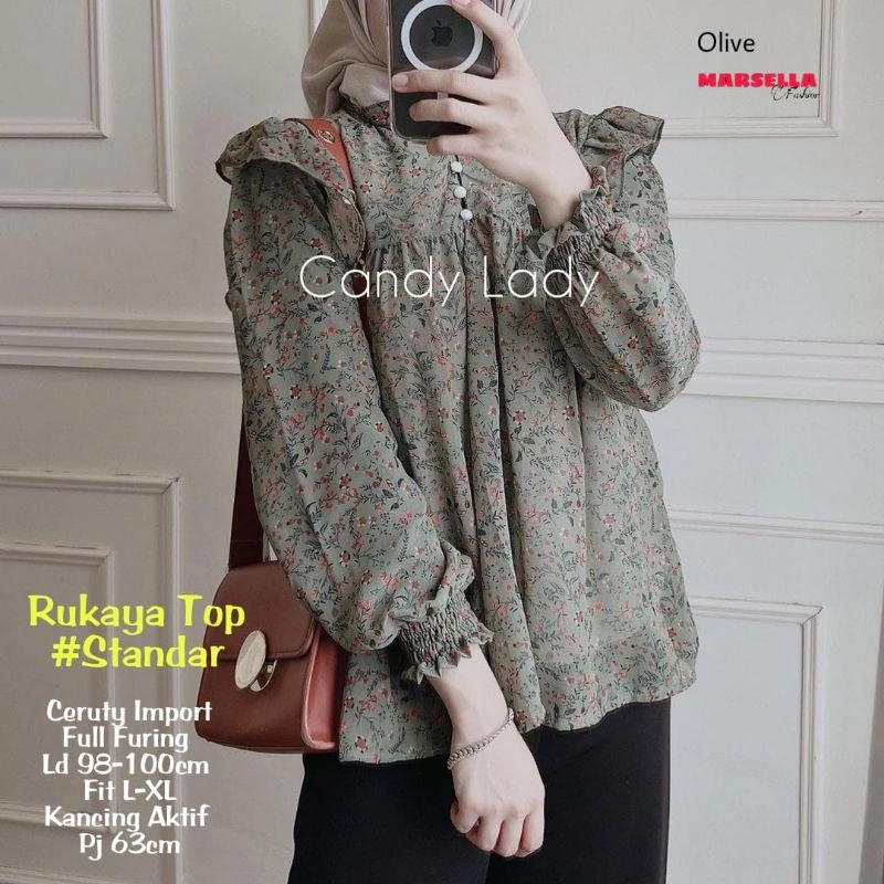 Rukaya Top Atasan Wanita Best Seller 2025
