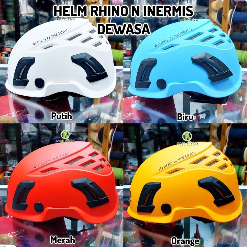 HELM RHINO N INERMIS DEWASA HELM CLIMBING HELM PANJAT HELM CAVING HELM OUTDOOR HELM ADVENTURE