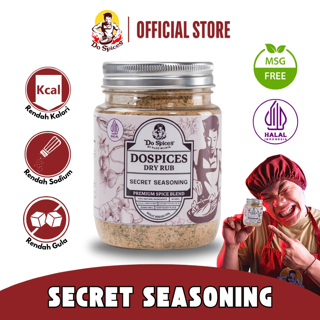 Do Spices Healthy Dry Rub Bumbu marinasi rendah kalori [Secret seasoning] Bumbu Rempah Dada Ayam