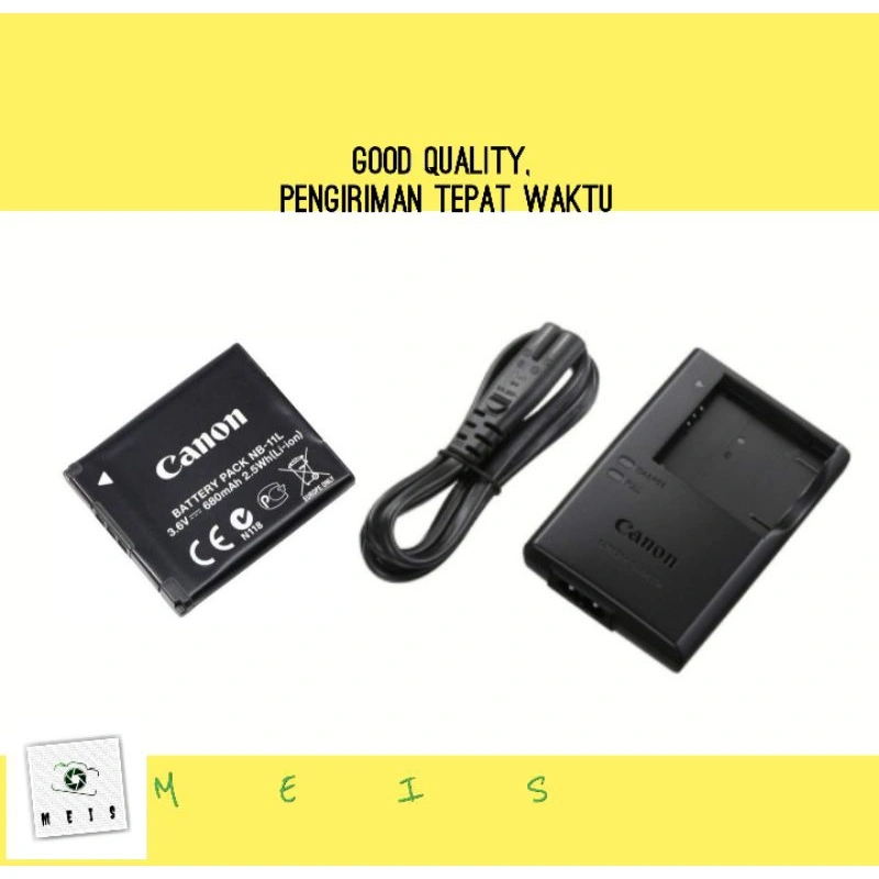 Charger & Baterai Canon IXUS 125 132 135 140 145 155 160 165 170 175 180 185 190 - Premium Batre Casan