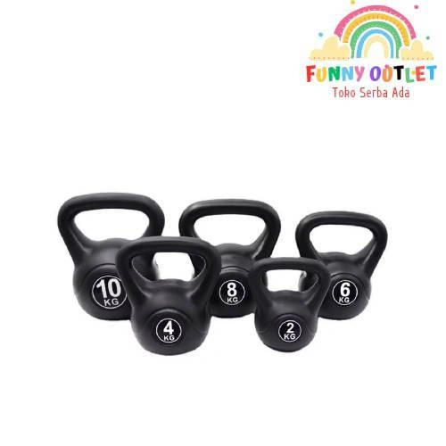 Funny Outlet - Potence Kettlebell 2kg - 8kg / Kettle Bell 2kg - 8kg / Dumbell Barbel Weight Lifting 2kg - 6kg