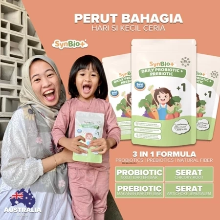 Probiotic + Prebiotic - Synbio+ Untuk Pencernaan Anak Pouch isi 10 sachet
