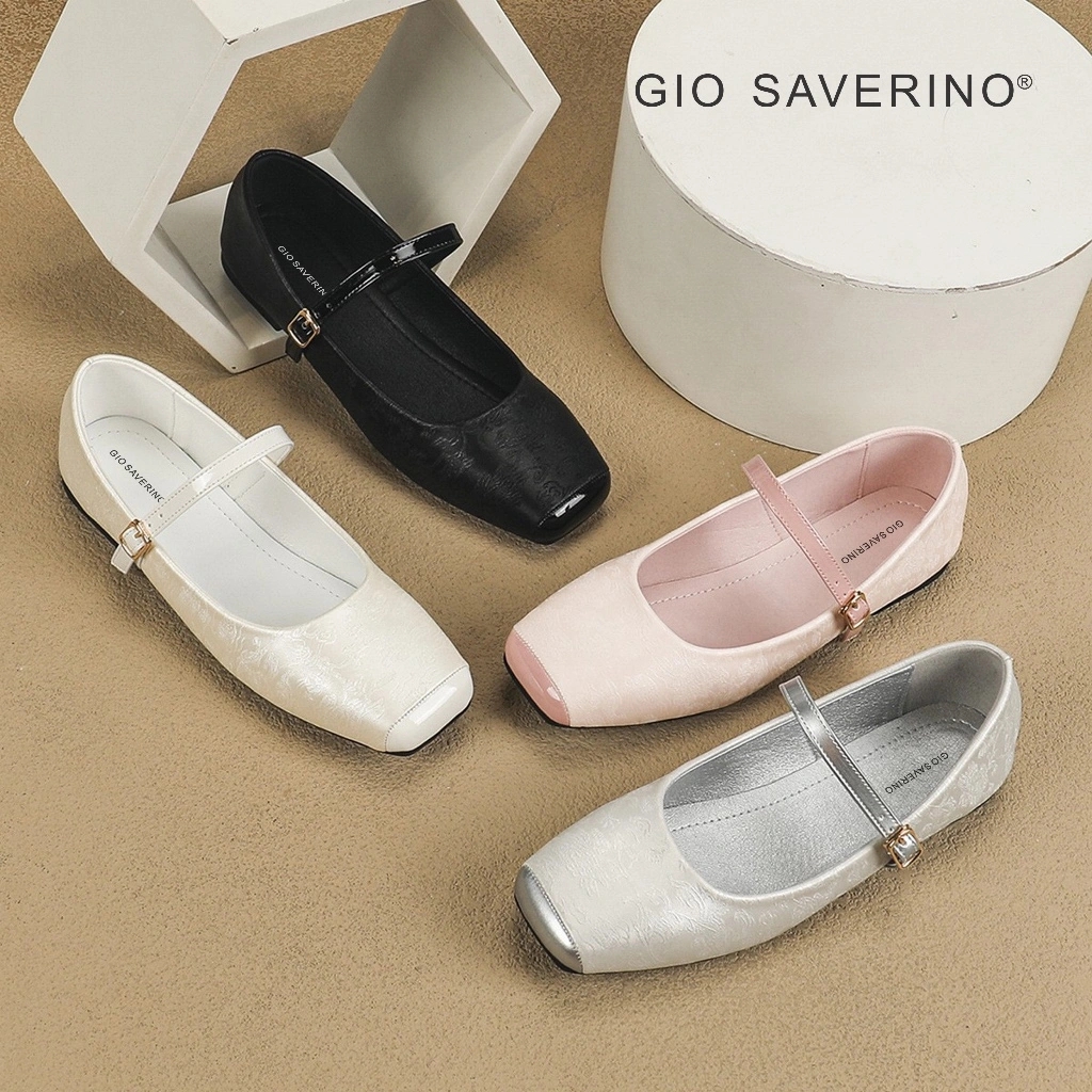 Gio Saverino Sepatu Flat Shoes Mary Janes Korea Cello