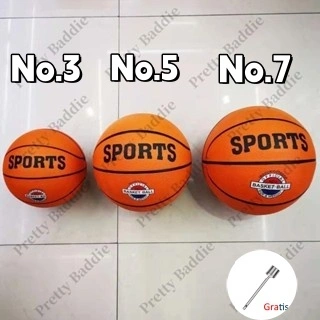 Termasuk peniti udara) Bola basket untuk taman kanak-kanak dan dewasa Bola basket impor Bola basket sekolah Bola basket kulit Bola basket tahan aus Ukuran NO. 3/NO. 5/NO. 7