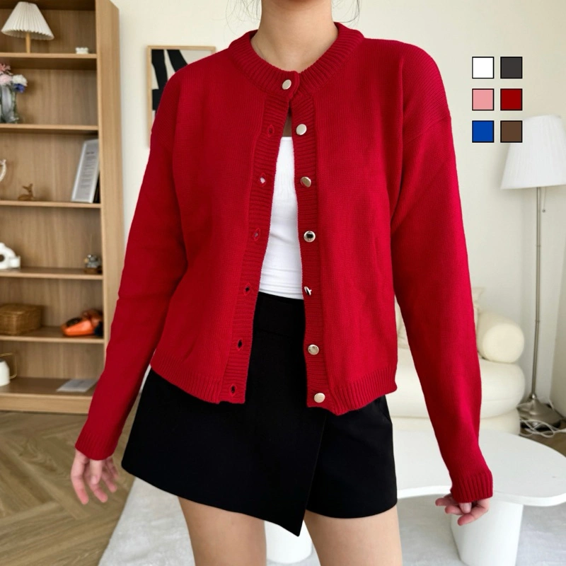 [ NEEDAKNIT ] Som Top Baju Atasan Wanita Terbaru Kekinian Cardigan Korean Style Sweater Knit Rajut ]