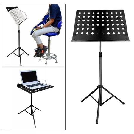 Stand Book Partirtur Musik Standing Book Tiang Lipat Book Sheet Musik TS