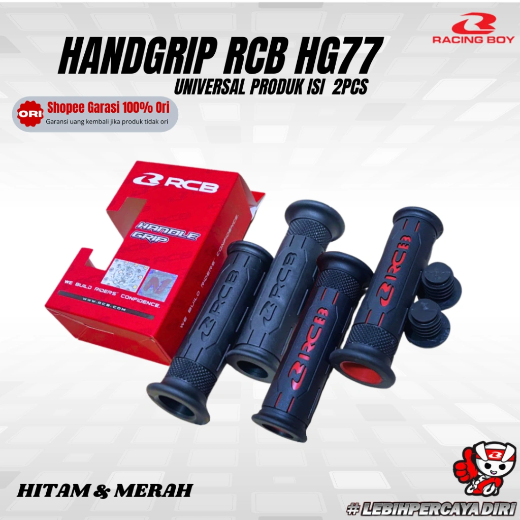 HANDGRIP GRIP RCB NEW Handgrip grip rcb ORIGINAL RACING BOY HG77 Hitam Universal