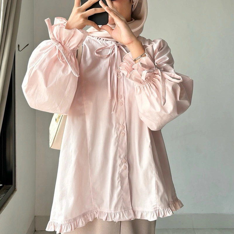 LEONA POPLIN BLOUSE