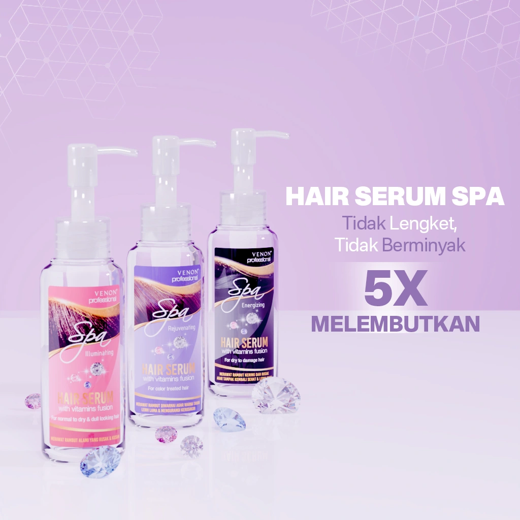 VENON Hair SPA with Vitamin Series 125ml Vitamin Rambut / Serum Rambut Tipis