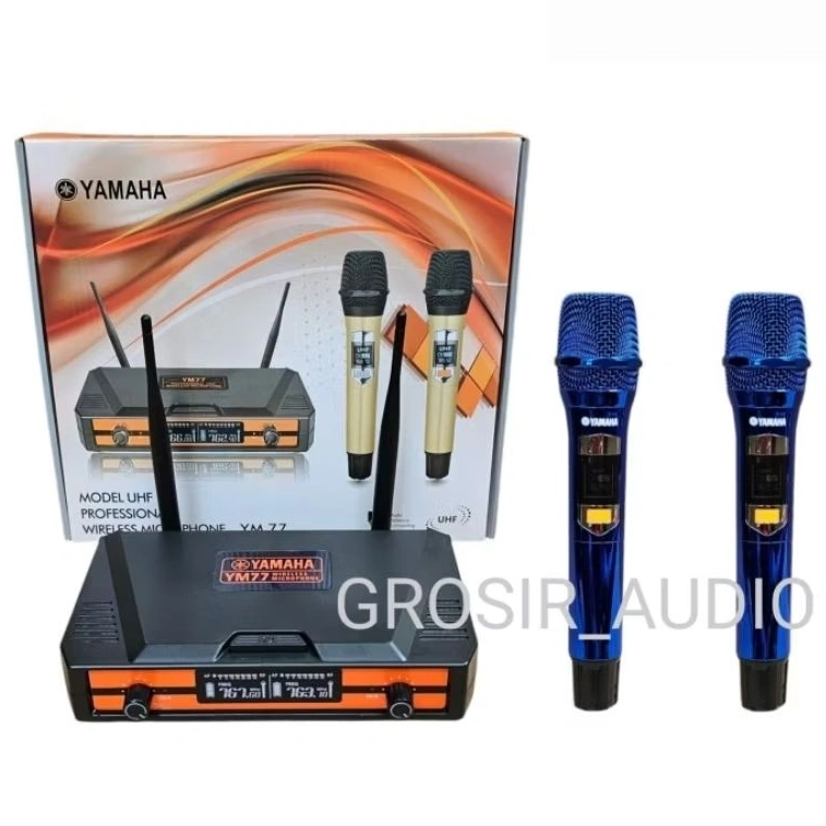 MIC WIRELESS YAMAHA YM77 PG98M ,MICROPHONE WIRELESS YAMAHA PG 98M YM 77 ,MIC YAMAHA YM77 ,YAMAHA  PG98M