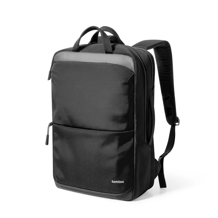 Tomtoc Compact Laptop Backpack for 15.6-inch Computer, 24L Everyday Backpack Professional Pack Work Bag with Cable Pass-through for Business, Commute T71