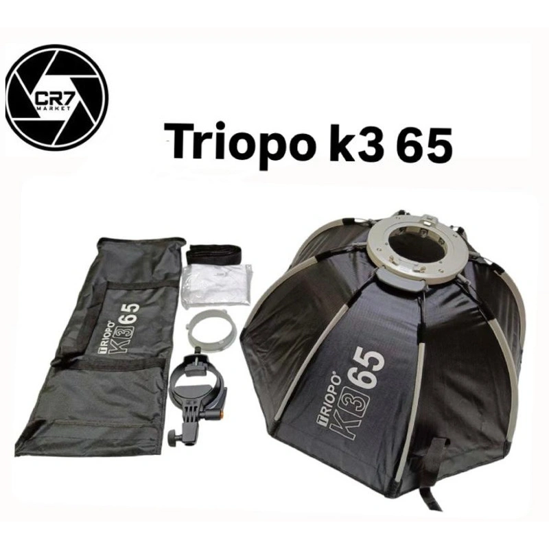 Softbox triopo k3 65-k3 90 setup octagonal softbox Bowen mount
