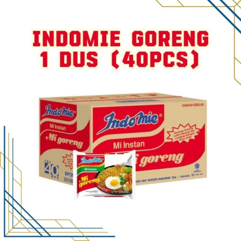 indomie mie instan mie goreng 1 dus all varian rasa promo surabaya