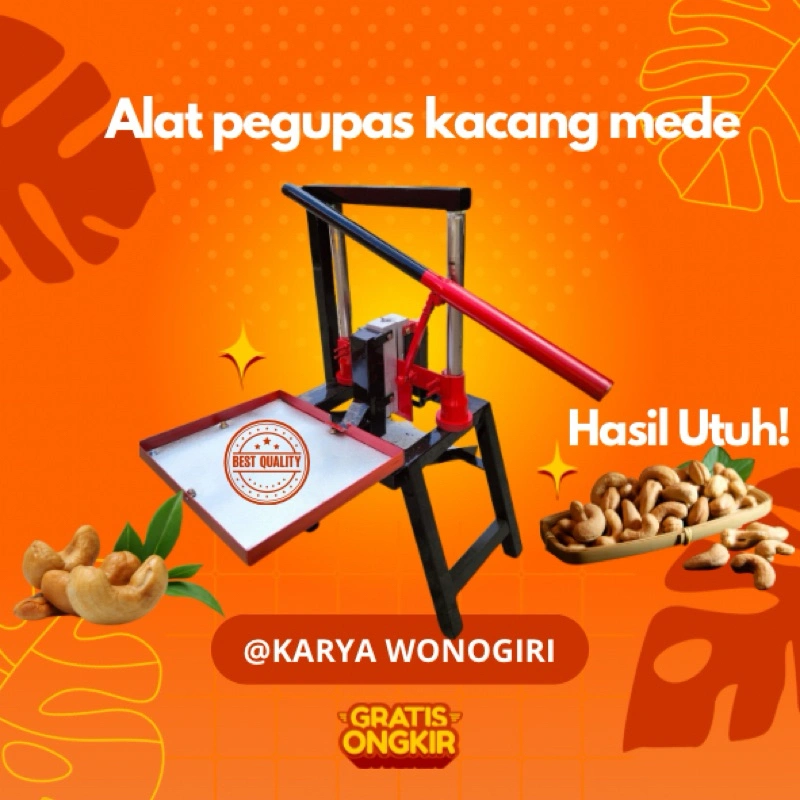 Alat pengupas mete,kacip kacang mede mete ceklok mete