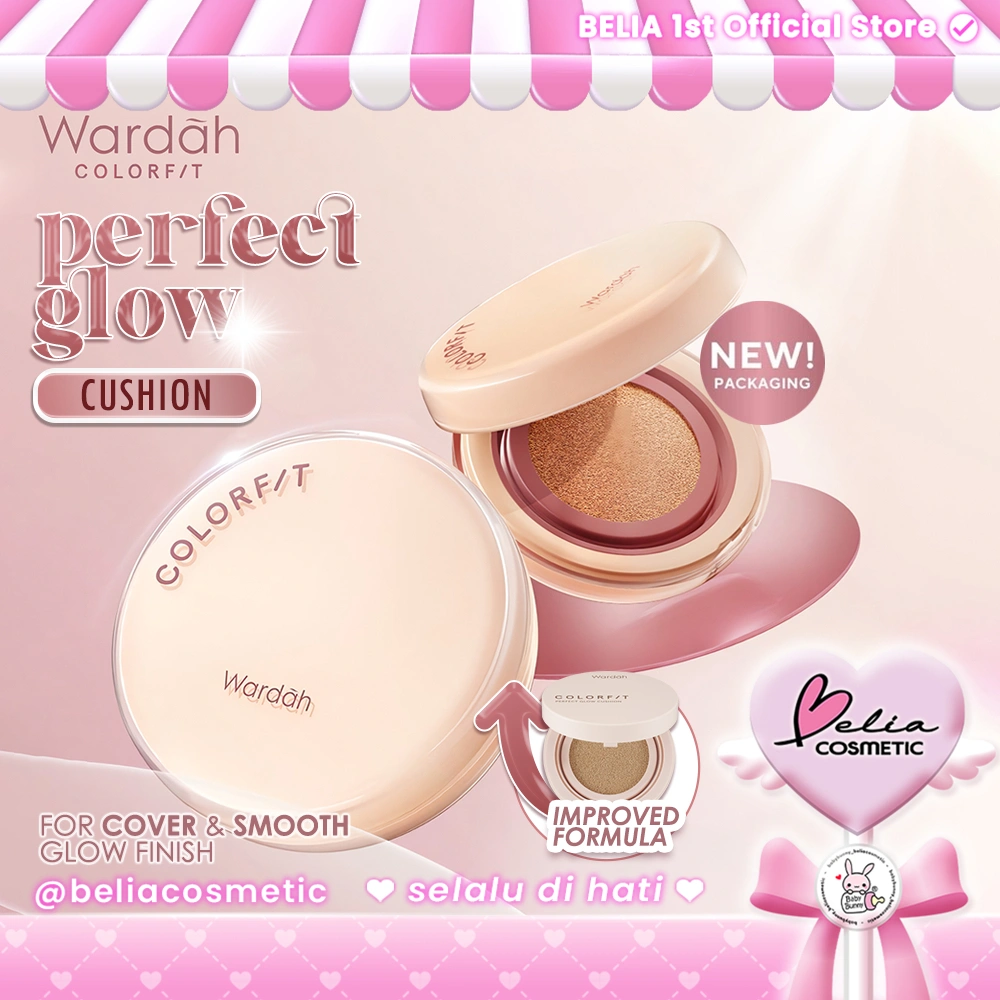 ❤ BELIA ❤ WARDAH Colorfit Perfect Glow Cushion | Tahan Lama Hingga 12 Jam Dilengkapi SPF 33 PA