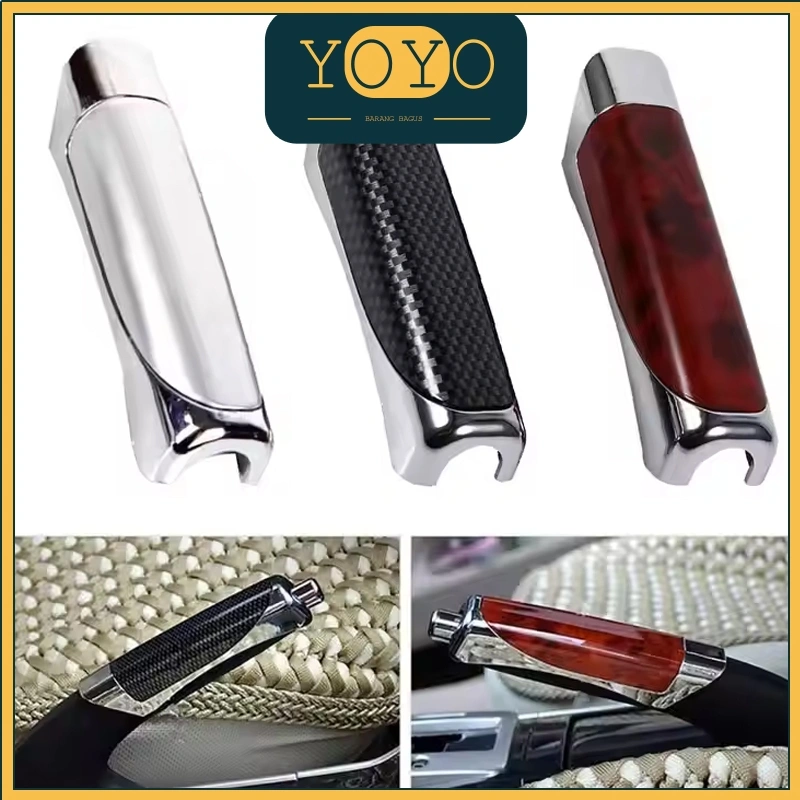 Aksesori Otomotif Pegangan Rem Tangan Universal Penutup Pelindung Serat Karbon Rem Tangan Mobil Dekorasi Fashion InteriorFashion Interior