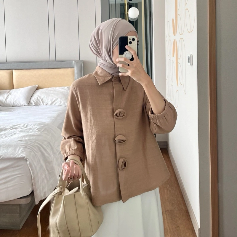 Mardeen Lily Blouse | Atasan Wanita | Blouse Wanita | Kemeja Wanita | Kemeja Polos | Top | Baju Bunga Bunga