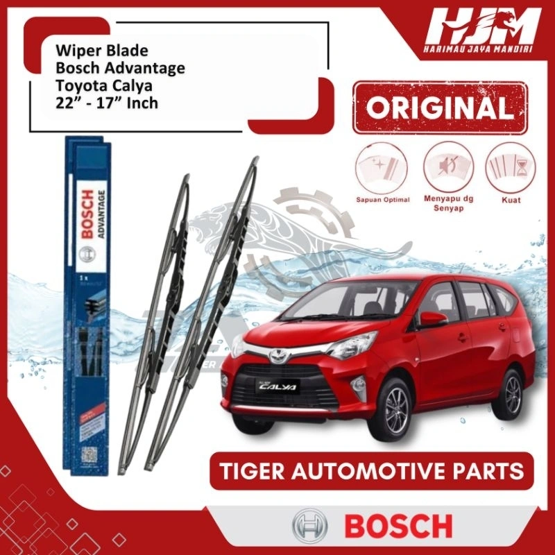 WIPER BLADE MOBIL CALYA SIGRA BOSCH ADVANTAGE 22" - 17" ORIGINAL