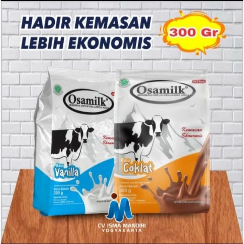 Osamilk 300 Gr | Susu Penggemuk Badan | Susu Sehat | Penambah Nafsu Makan| Susu Anak