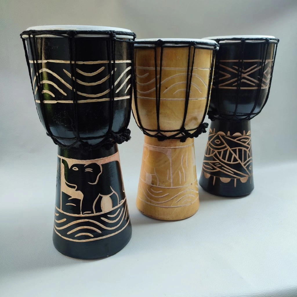 Kendang Jimbe 30 cm Mainan Gendang Ketipung Alat Musik Tradisional Stok Ready