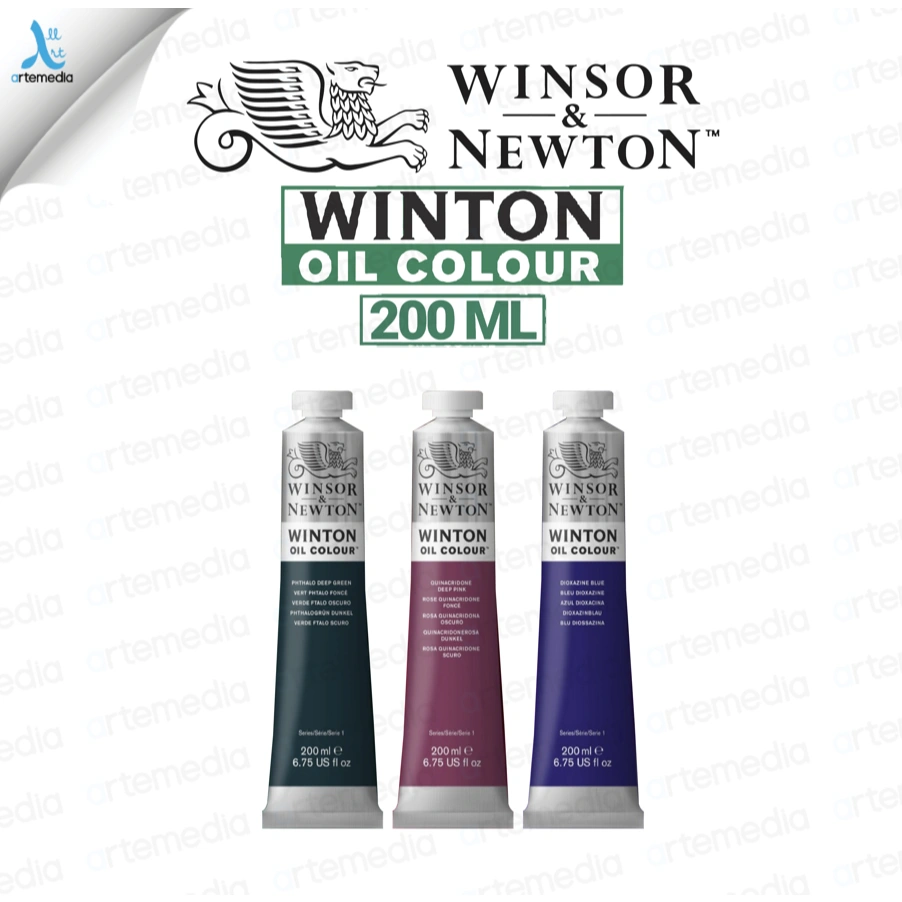 Winsor & Newton Winton Oil Color Cat Minyak Lukis Beginner-pro | Oil Paint Tube 01/02