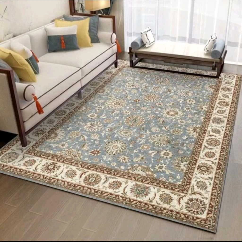 PGOODS - Karpet Lantai Ruang Tamu Karpet Eropa Karpet Aesthetic Anti Slip 160x210 [LOKAL]
