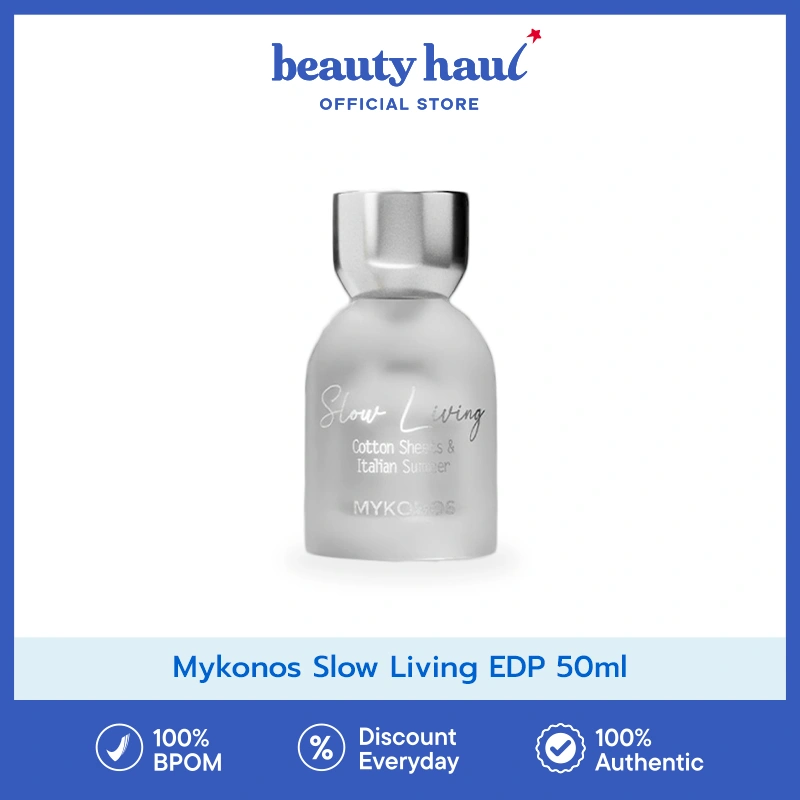 MYKONOS Slow Living EDP 50ml - Parfum Mykonos Premium, Wangi Tahan Lama
