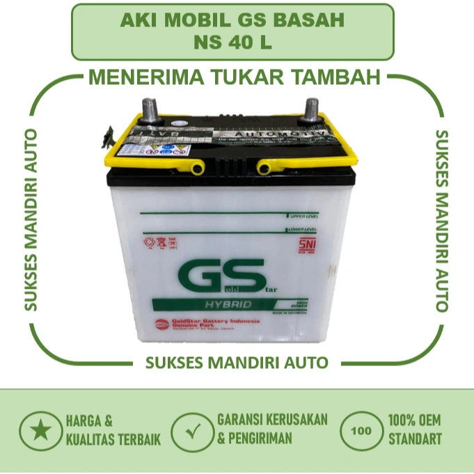 Aki Mobil GS Suzuki Carry NS 40