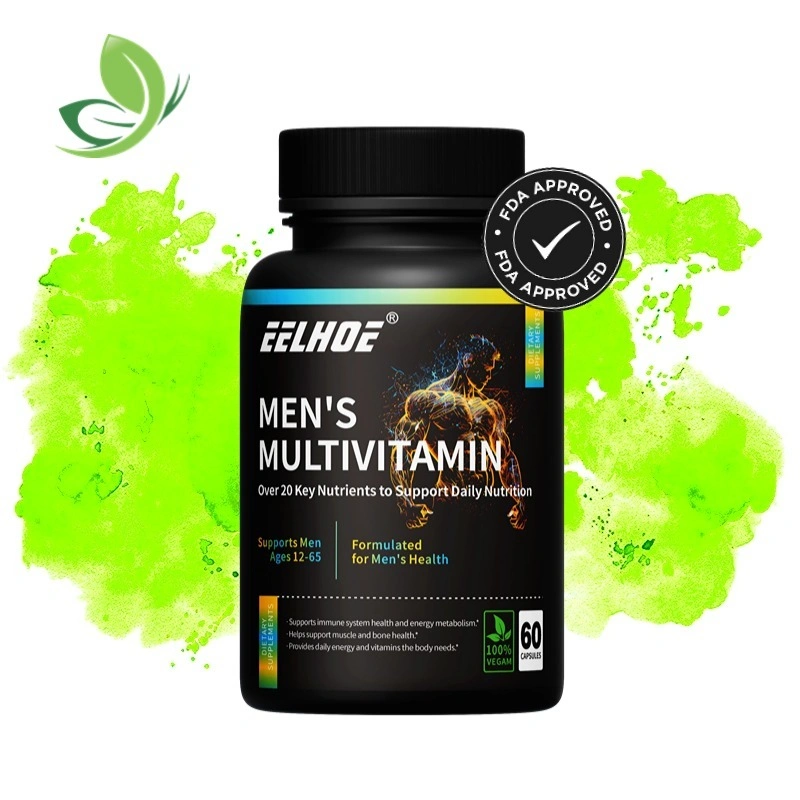 Vitamin untuk pria, mendukung kesehatan kekebalan, metabolisme energi, kesehatan jantung, otot, serta tulang yang kuat dan sehat.