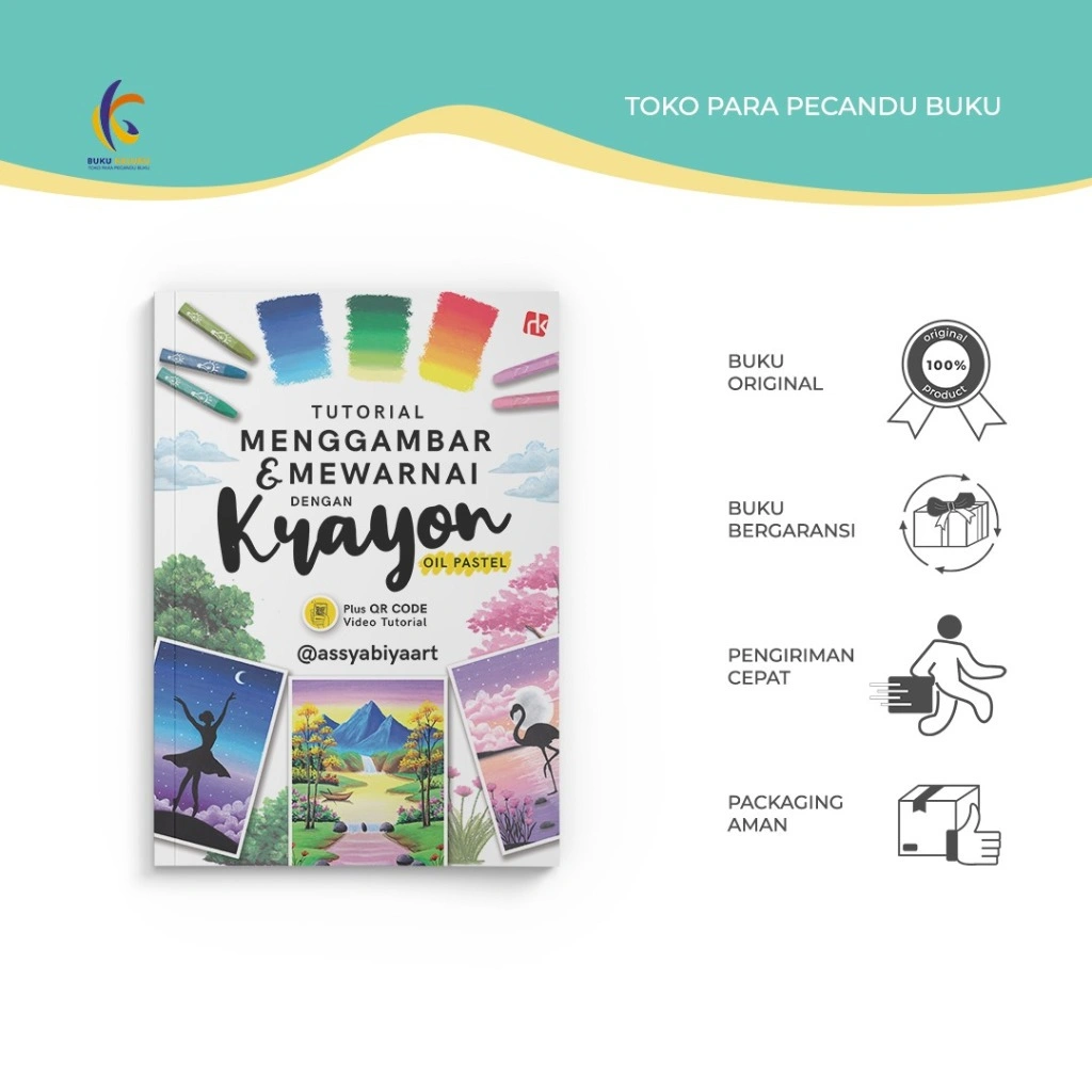 Tutorial Menggambar Mewarnai Dengan Krayon Oil Pastel - assyabiyaart - Ruang Kata - Bukukaluku