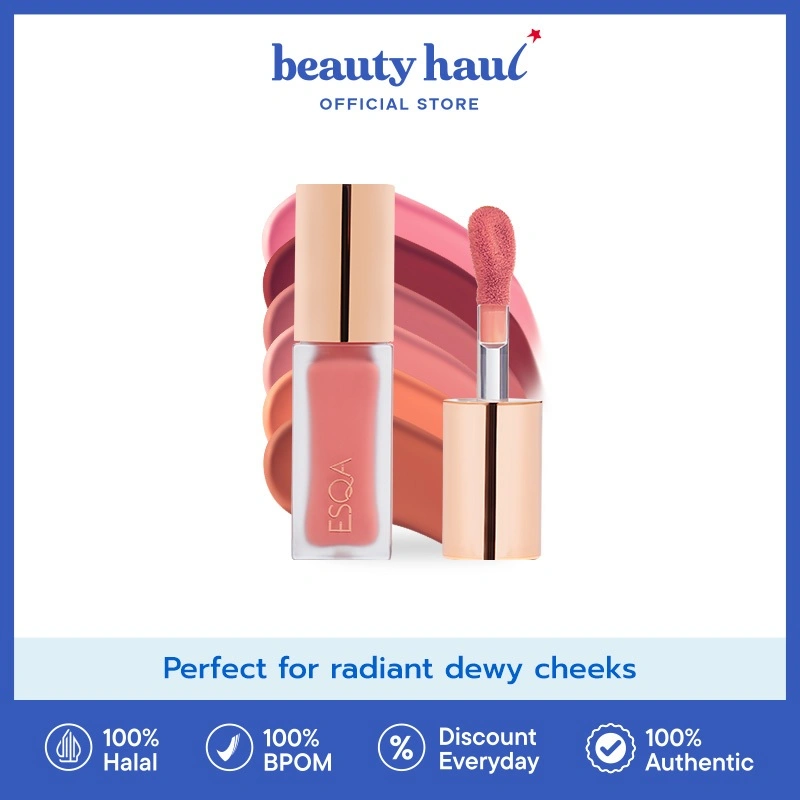 ESQA Wonder Crush Serum Liquid Blush - Esqa Liquid Blush, Blush on Serum Ringan dan Blendable, Liquid Blush Dewy Look, Makeup Glowing