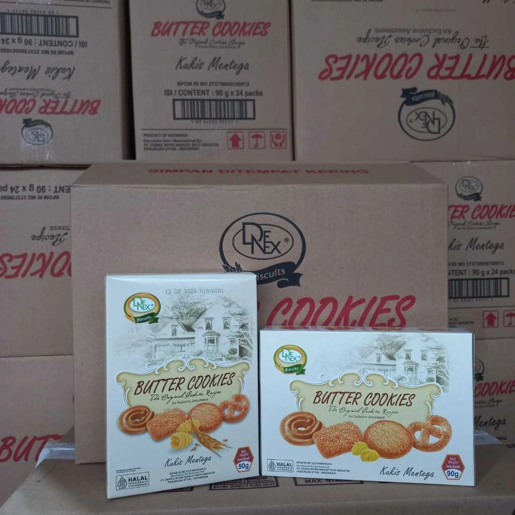 DENEX BUTER COOKIES 90 GRAM 1 DUS ISI 24 PCS