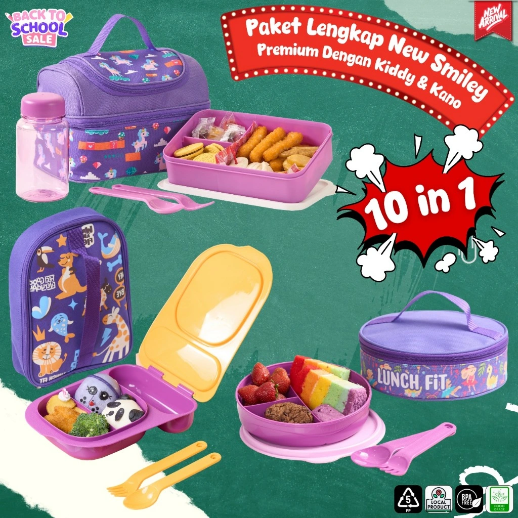 CPM Paket Smiley Premium Set of 10 In 1 (New smiley ,kano set,kiddy set)