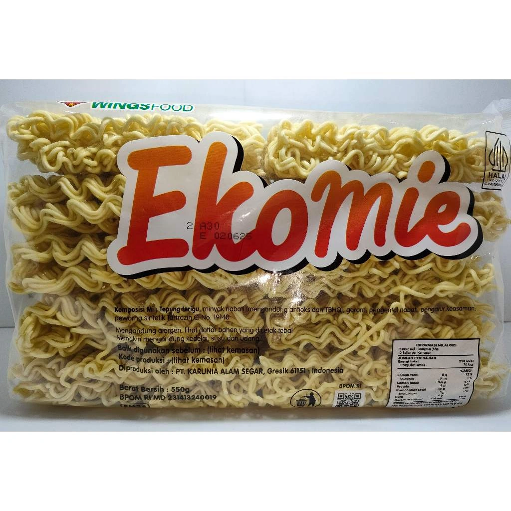 EKOMIE mie kering 500 gr.