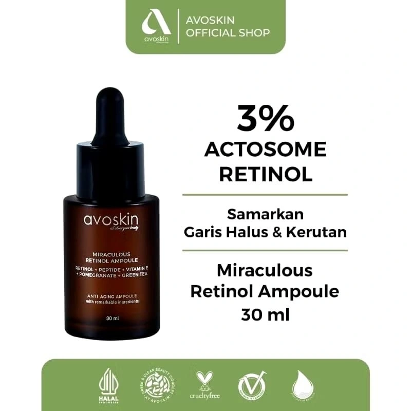 EXP 2027 / AVOSKIN MIRACULOUS RETINOL AMPOULE
