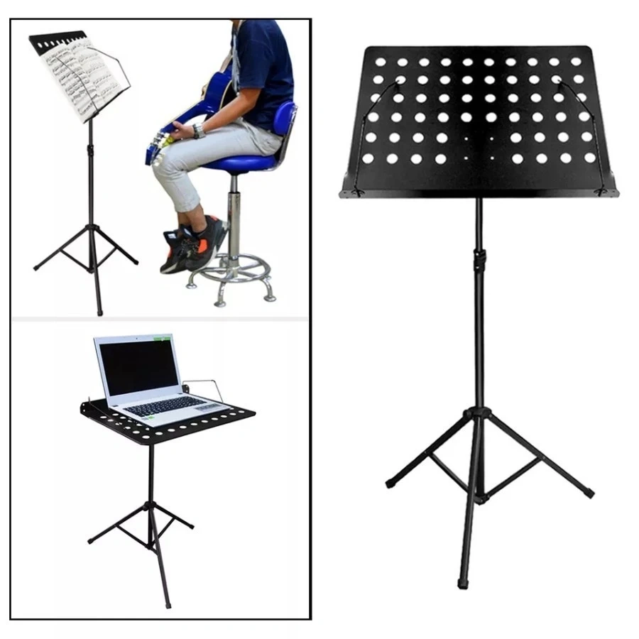 Tripod + Stand Partitur Sheet Musik Stand Book Stand Lirik 135cm(27*41cm) / 138cm(35*50cm)