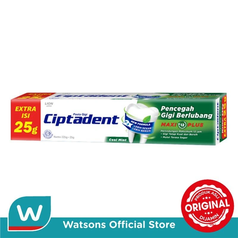 Ciptadent Pasta Gigi Maxi Jumbo Cool Mint 225+25g