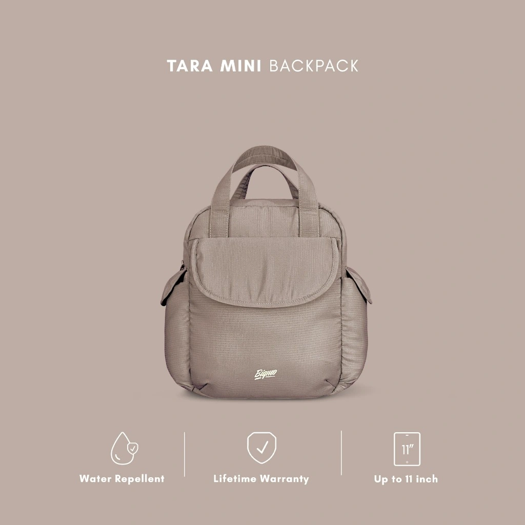 Bigmo Tara Cloud Mini Backpack Tas Ransel Kecil Khusus Tablet atau Ipad Water-Repellent