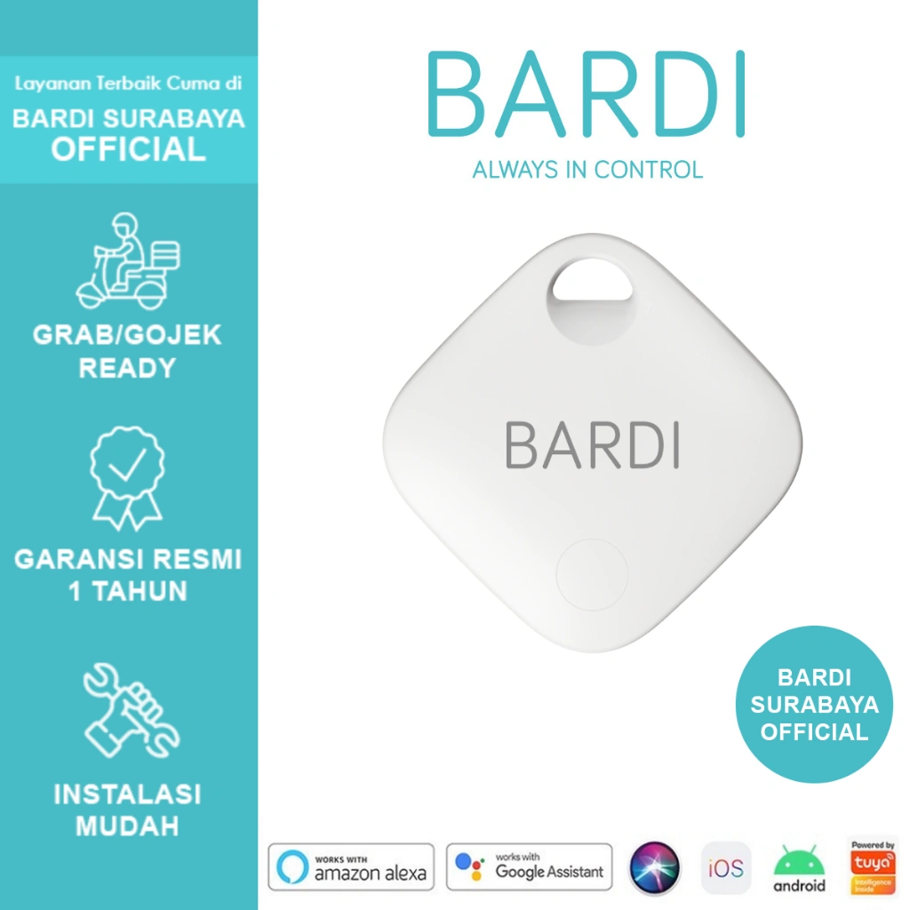 BARDI Smart Tag Bluetooth Tracker Android Apple Find My Iphone IoS AirTag Anti Lost IP67
