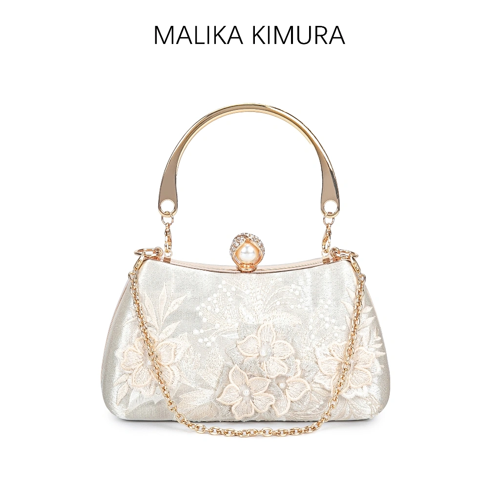 MALIKA KIMURA - Tas rantai pesta wanita / Tas tangan wanita / Tas cantik kondangan / Tas fashion bag / Clutch pesta wanita#881