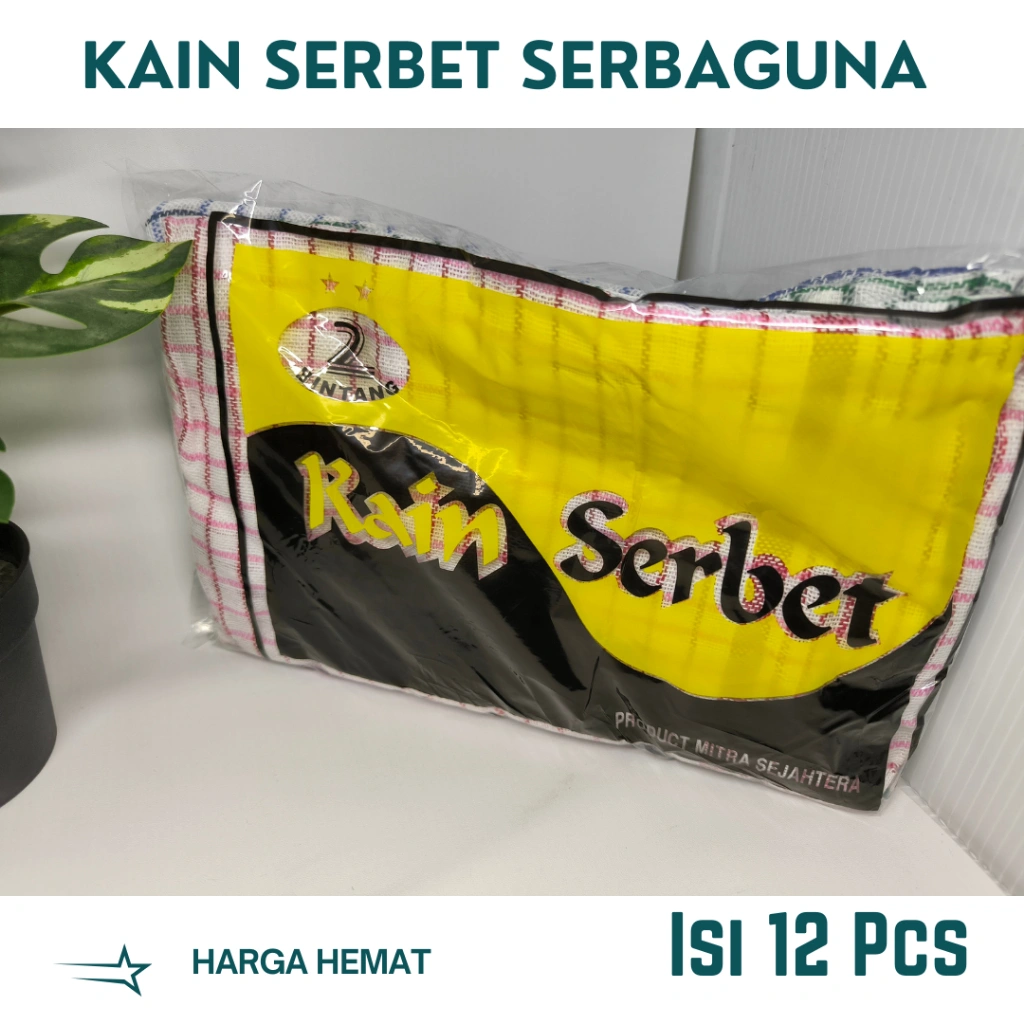 Serbet Dapur Murah 1 Lusin Termurah / Lap Dapur 1 Lusin Murah