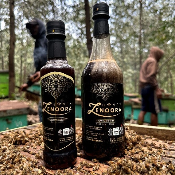 Zenoora Honey Madu Hitam 1KG Asli Nektar Hutan Akasia Jambi Bersertifikasi NKV