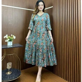 NAGITA DRESS HAWET/DRESS RAYON PREMIUM/DRESS LENGAN BALON/DASTER RAYON/DASTER REMPEL/HOMEDRESS
